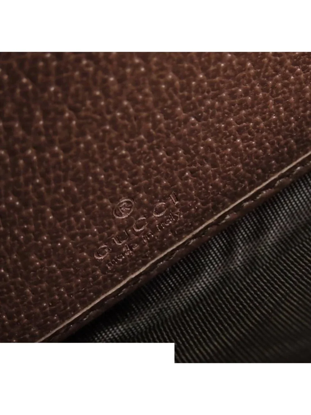 Gucci Bamboo Diana Jumbo GG Wallet Brown Beige Leather Canvas
